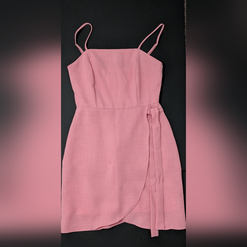 Altar'd State Pink Spaghetti Strap Lined Dress